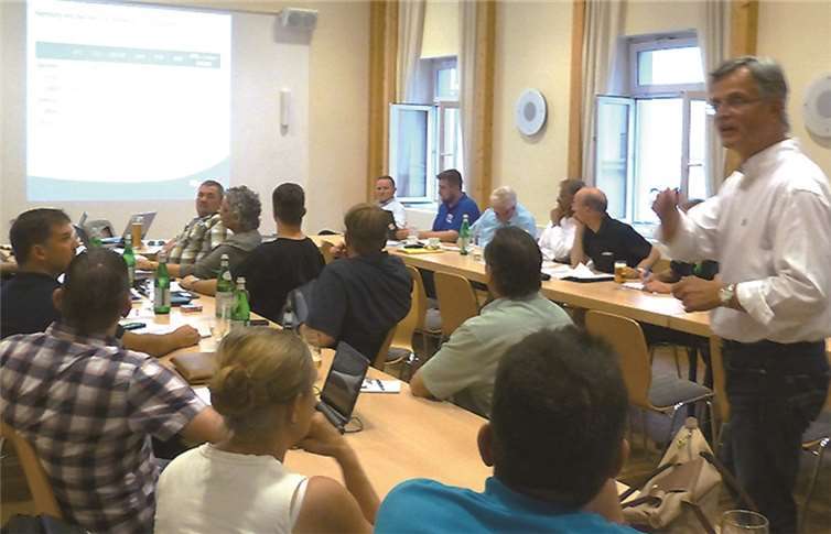 Während seines Vortrages berichtete Dr. Bernd Baumann, MdL vom AfD-Landtagswahlkampf in Hamburg. privat