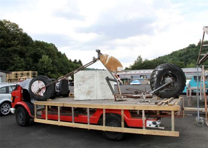 Wagenbauer Spießer-Martini-Kirmes Verein„Ab(t)gang-des Stadtbürgermeisters letzte Fahrt“. MFU