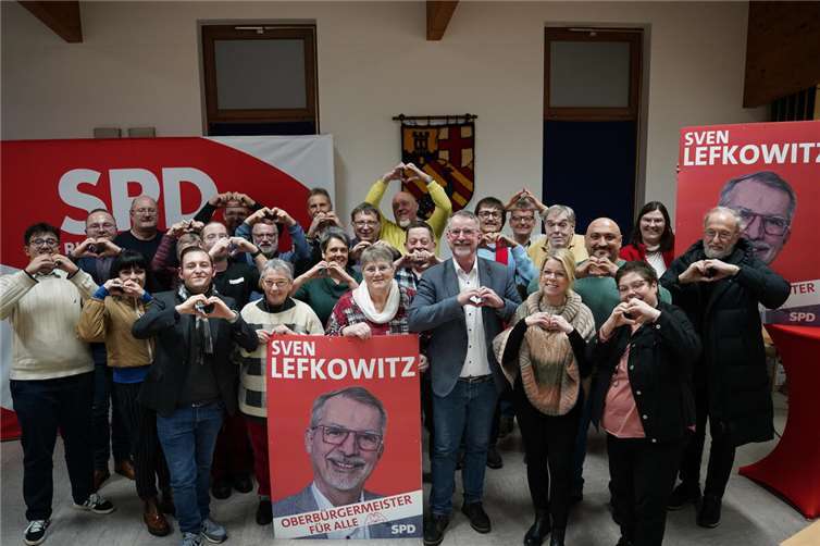 Wahlkampfauftakt für Sven Lefkowitz.  Foto: Sebastian Lück