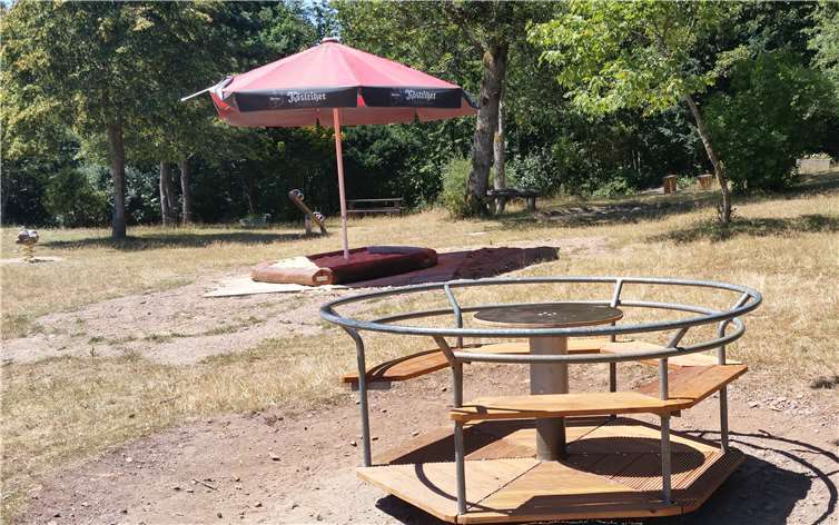 Waldspielplatz wird neu gestaltet. privat