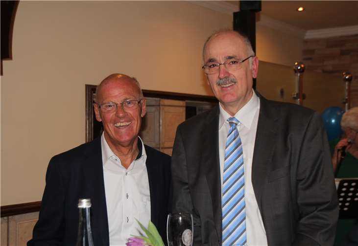 Walter Erben und Hans-Josef Marx (v.l.) hatten am letzten Freitag zum Neujahrsempfang der FWG eingeladen.KMI