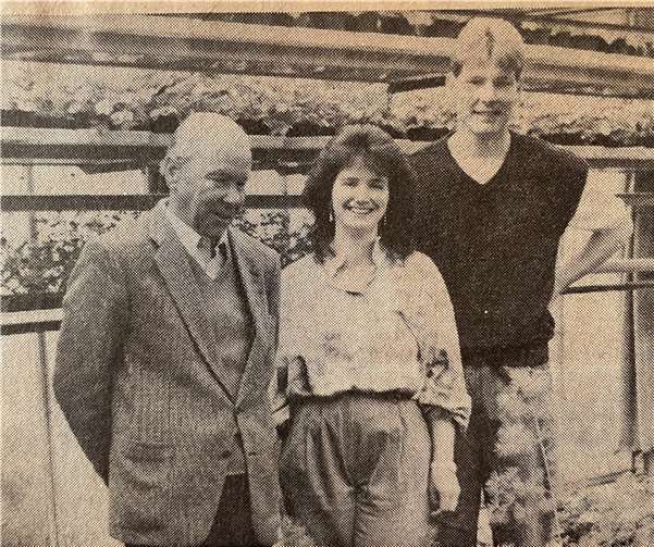 Walter, Norbert und Christa Hammer.  Quelle: privat