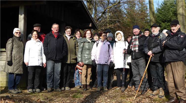 Wandergruppe OG Untermosel im Stadtwald.privat