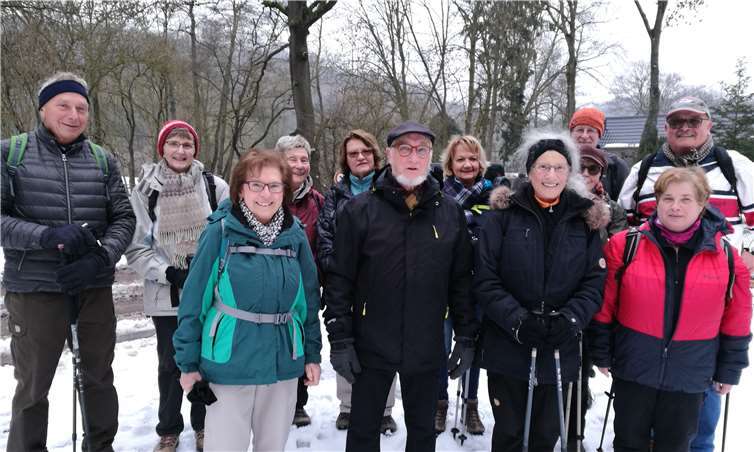 Wandergruppe an der Heselermühle.Foto: privat