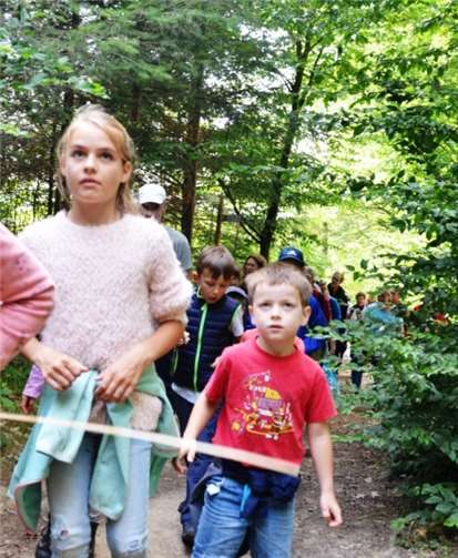 Wandern und sich auf die nächste Geschichte freuen.