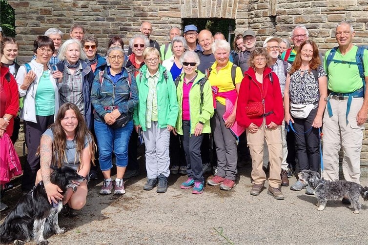 Wanderpause beim Gipfelfest