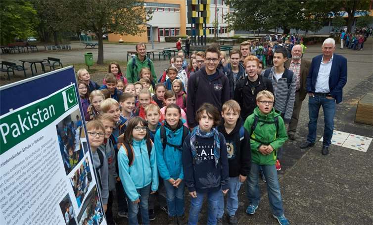 Wandertag am „Johnny“ – die Schüler sammelten fleißig Sponsorengelder. Thomas Frey