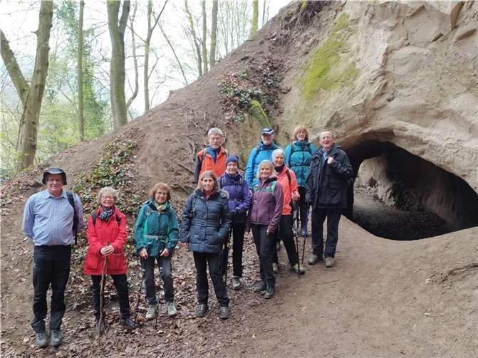 Wanderung des Eifelvereins auf dem Höhlen- und Schluchtenweg. Foto: privat
