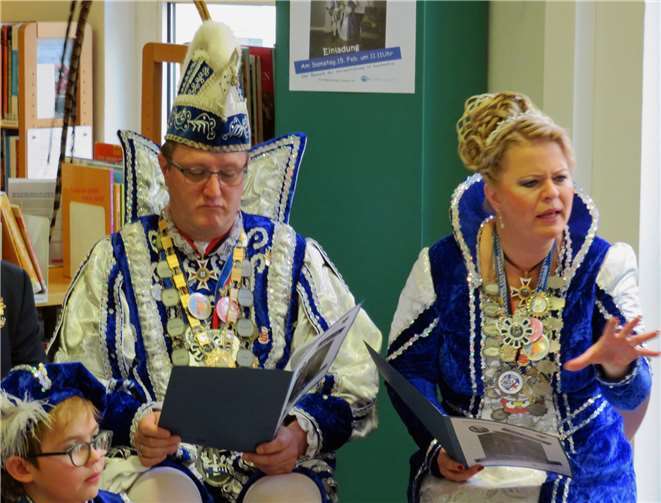 Wann bekommt man schon mal von närrischem Adel etwas vorgelesen?