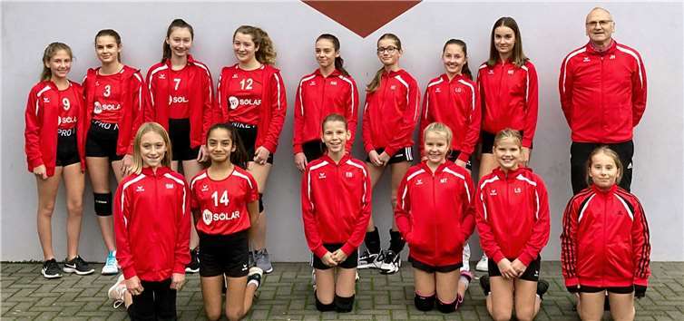 Wann geht es wieder los? Die Dieblicher Nachwuchs-Volleyballerinnen würden zu gerne bald wieder spielen.Foto: Silke Bardon