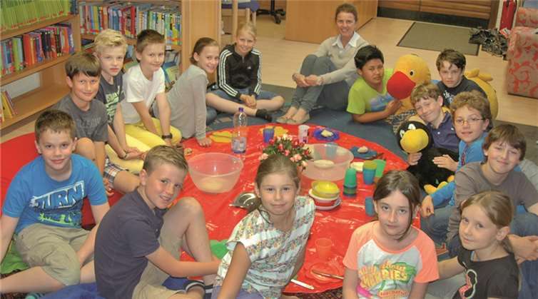 Waren 46 Mal in der Georgsstube zu Gast: Schüler der GGS Adendorf. E. Granow