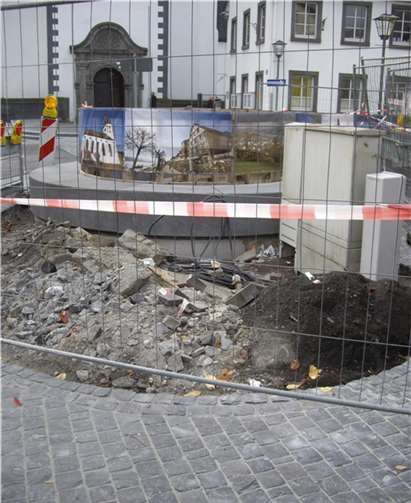 Warum geht es an dieser Baustelle nicht weiter?Privat