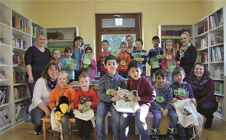 Was eine Bücherei so alles zu bieten hat und welche Geschichten in so manchem Buch stecken, das und vieles mehr erfuhren die Kinder bei der Aktion zum Bibliotheksführerschein in Kripp. privat