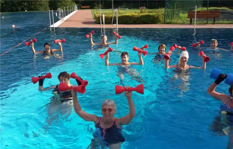 Wassergymnastik im Freibad Rengsdorf ist wieder möglich. Foto: privat