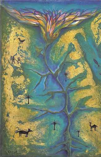 Wasserströme in der Wüste. privat