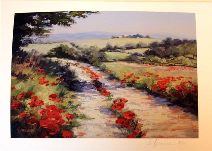 „Weg mit Mohn“, die Jahresgabe von Ute Herrmann wird in limitierter Auflage angeboten.