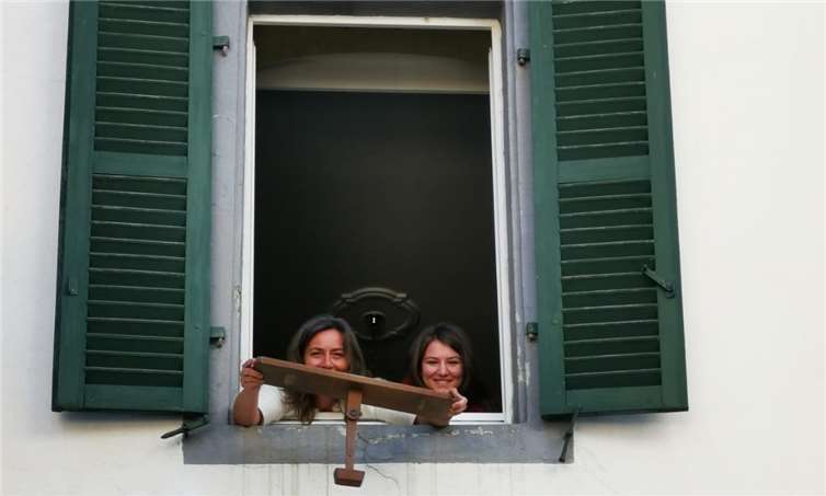 Wegen Corona wurde in diesem Jahr nur im kleinen Rahmen geklappert. Foto: privat