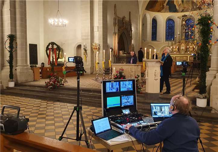 Wegen der Corona-Pandemie fand die 17. Koblenzer Nacht der offenen Kirchen in diesem Jahr als “filmische“ Nacht statt.Foto: privat