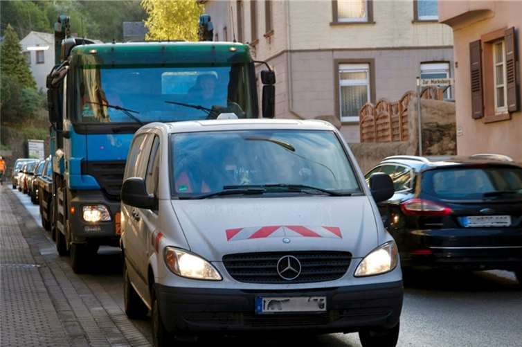 Wegen der Vollsperrung der B42 soll der Verkehr durch Braubach umgeleitet werden. privat