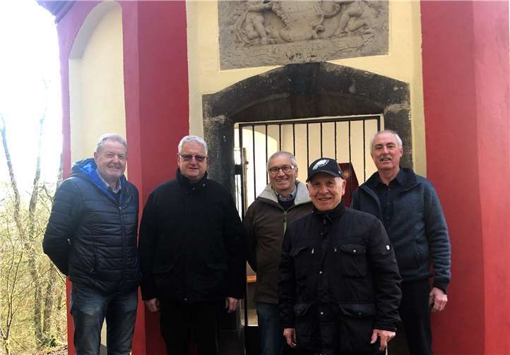 Wegepaten (v.l.n.r.) Werner Müller, Karl Theo Schmitz, Edgar Weyand, Friedhelm Brenk, Rainer Klaes. Fotos: privat