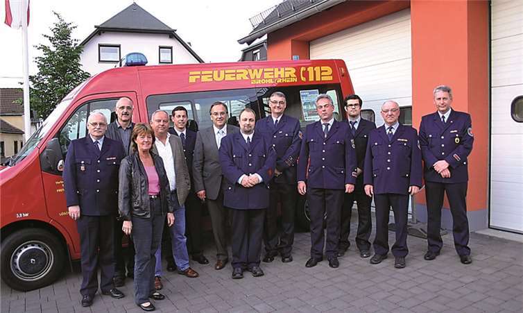 Wehrführer und Stellvertreter wurden verpflichtet.RÜ