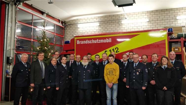 Wehrleiter Jörg Schromges dankte der ganzen Mannschaft für ihre Arbeit. Privat