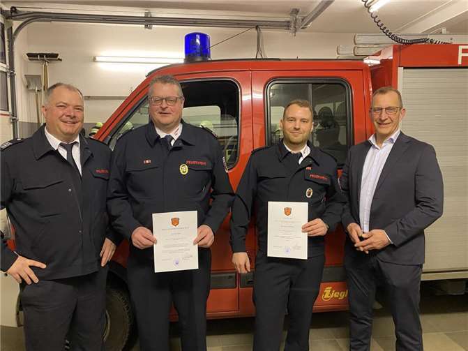 Wehrleiter Kurt Barz hat sein Amt an Daniel Fuhrmann übergeben.  Foto: privat