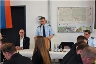 Wehrleiter Michael Scharrenbach bei seinem Jahresbericht. 