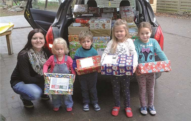 Weihachten für alle: Über jedes Päckchen freut sich ein Kind in Alba Iulia, Rumänien. privat