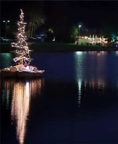 Weihnachten in idyllischer Umgebung. Foto: privat