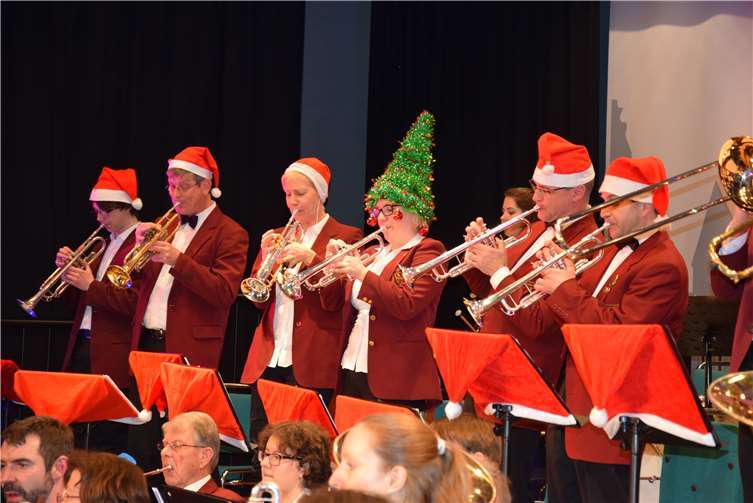 Weihnachtliche Klänge durften nicht fehlen.