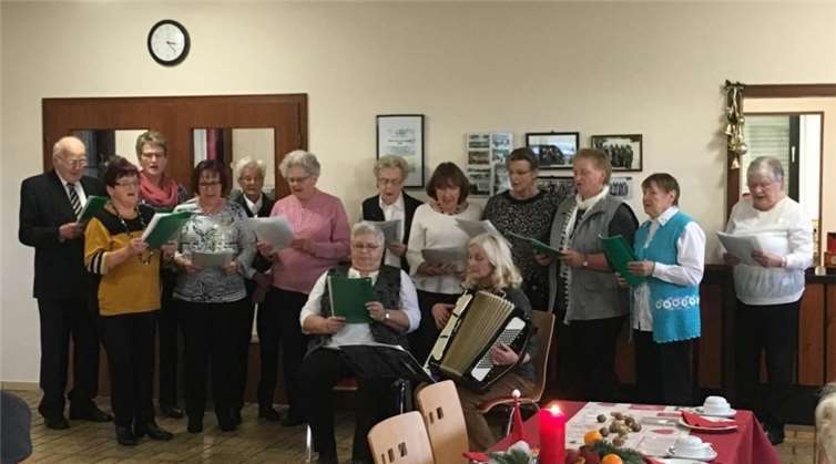 Weihnachtliche Lieder sorgten für eine besinnliche Stimmung.Privat