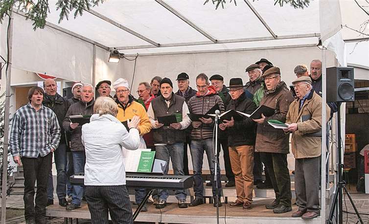 Weihnachtliche Lieder trugen zur besinnlichen Atmosphäre bei. Privat