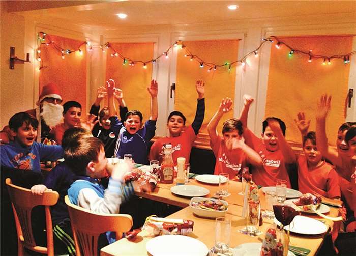 Weihnachtsfeier der E1 privat