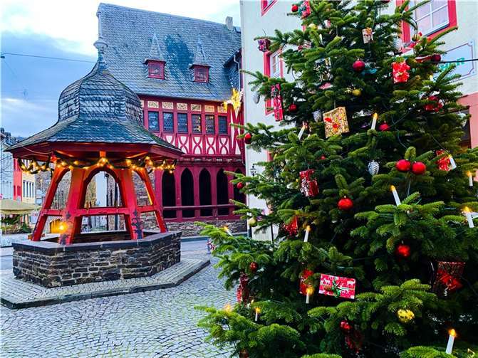 Weihnachtszeit in Lahnstein. Foto: Günter Groß