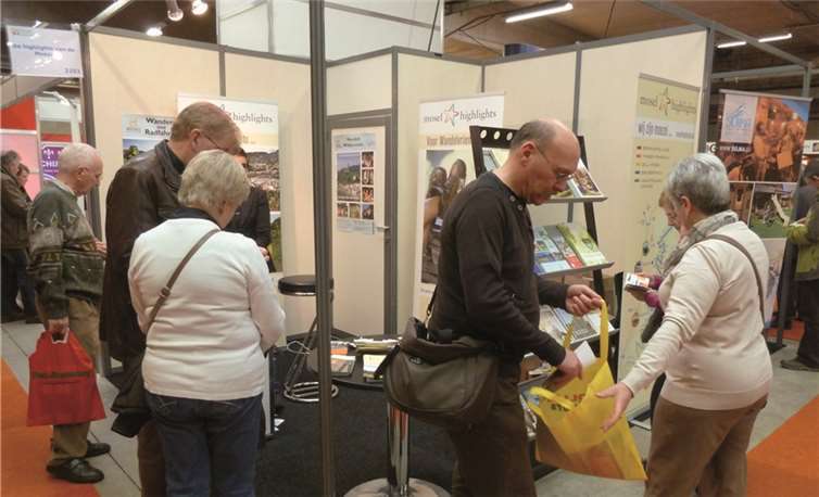 Wein- und Genussreisen, Rad- und Wanderreisen, Kurzaufenthalte sowie Camping waren auf der Messe in Antwerpen sehr gefragt.Tourist Information Cochem