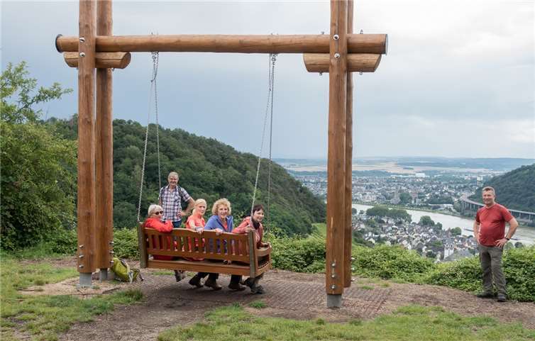 Weinbergsschaukel auf dem Nürer Kopf.Foto: privat