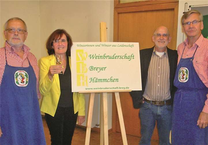 Weinbruderschaft Breyer Hämmchen feierten ihr zehnjähriges Bestehen.privat