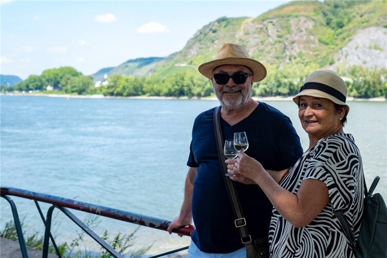 Weingenuss am Rhein