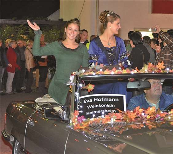 Weinmajestäten - stets ein bezaubernder Anblick. privat