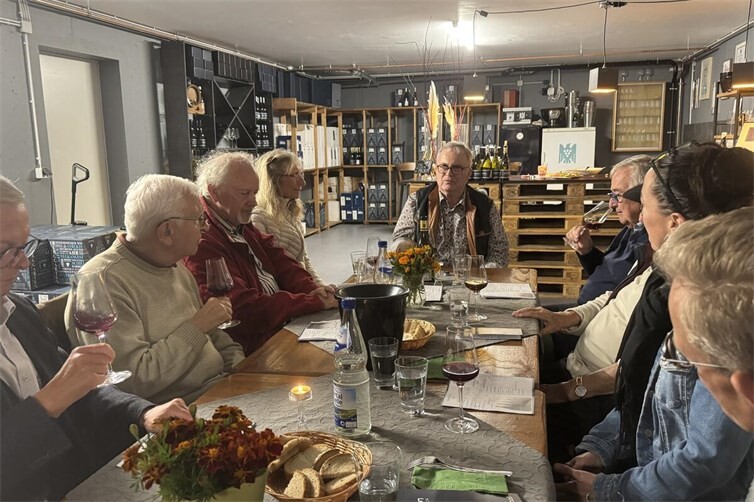 Weinprobe im Weingut Burggarten