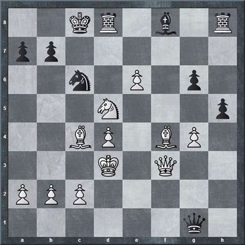 Weiß am Zug gewinnt. privat