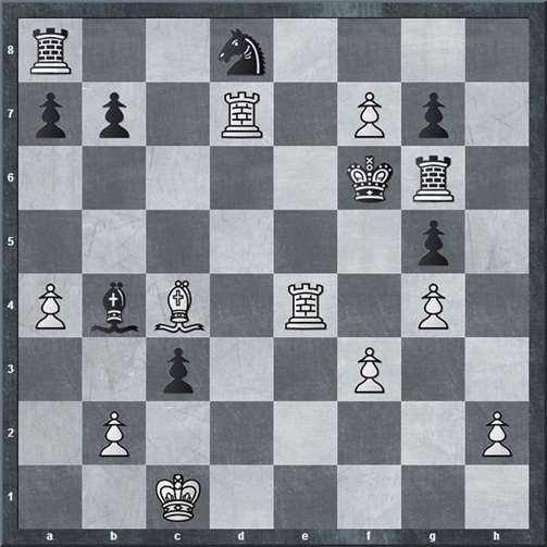 Weiß am Zug gewinnt. privat