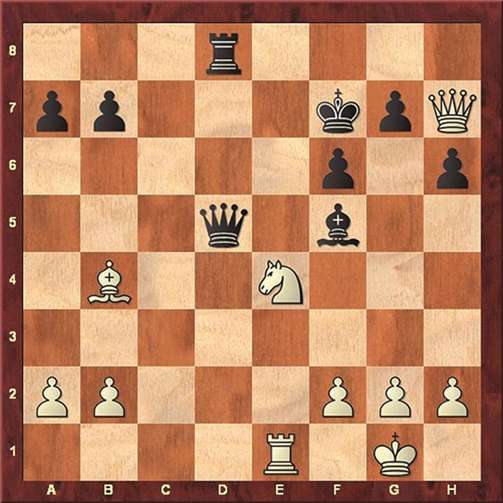 Weiß setzt in 3 Zügen matt. Privat