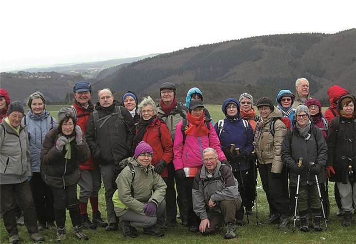 Weit schweifte der Blick über die Höhen. privat