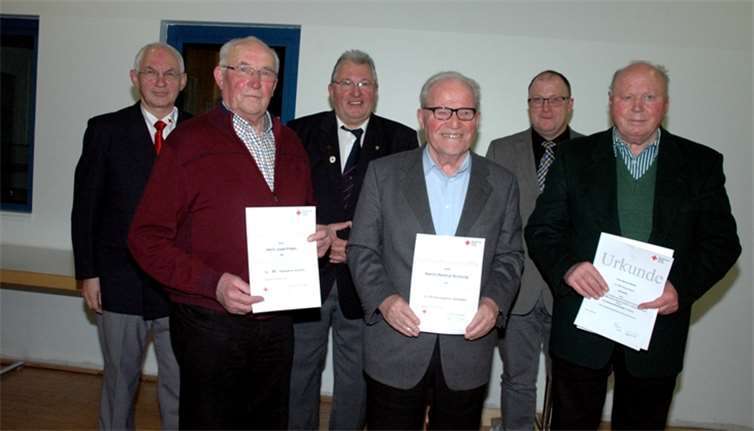 Weit über ein halbes Jahrhundert im Dienste des DRK.