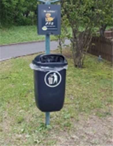 Weitere sieben Spender sind bestellt und werden nach Anlieferung an weiteren markanten Stellen angebracht.Foto: Mario Kaspers