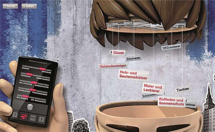 Welche Karriere soll’s denn werden? Der Berufe-Checker auf handwerk.de beantwortet diese Frage mit Leichtigkeit - und das innerhalb weniger Mausklicks.