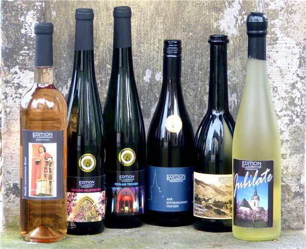 Wenig Säure und daher sehr bekömmlich - die neue „Edition St. Laurentius Oberwinter“. Quelle: katholischer Kirchenbauverein Oberwinter