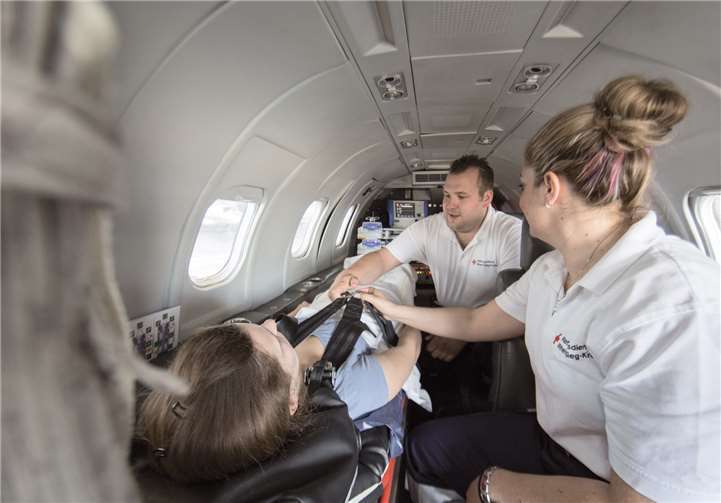 Wenn ein medizinischer Notfall eintritt, ist das DRK zur Stelle. Fotos: Rudolf Wichert
